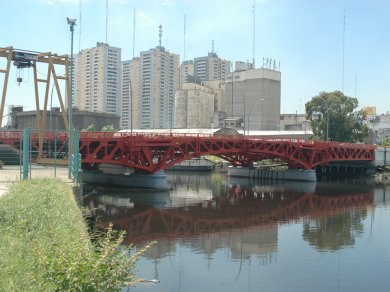 Reabrieron el puente viejo