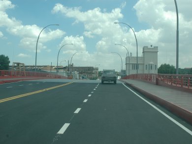 Reabrieron el puente viejo