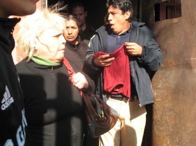 Gases para desalojar familias