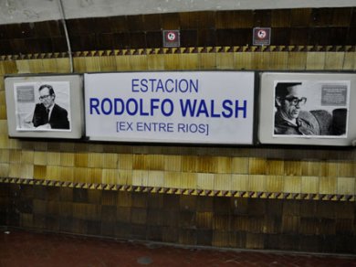 La estación “Entre Ríos” de la línea E llevará el nombre “Rodolfo Walsh”