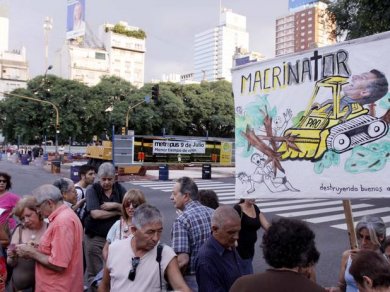 Denuncian irregularidades en las obras del Metrobús 9 de Julio