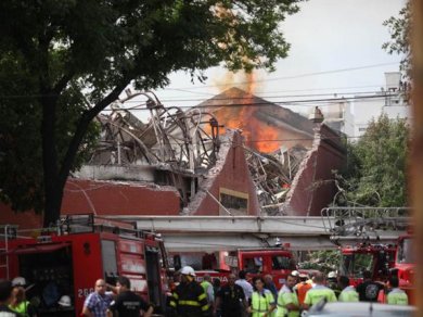Trágico incendio en Barracas