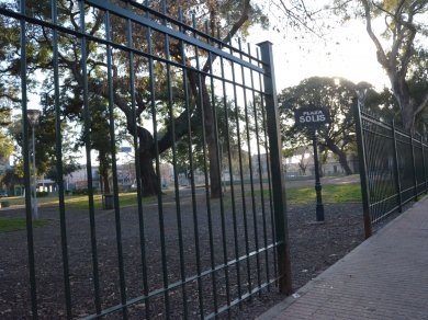 La primera plaza de La Boca