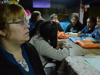  El desalojo, a las puertas de un comedor 