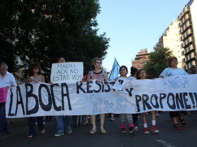 Cientos de vecinos, un solo grito