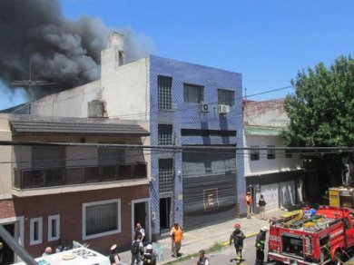 Otro incendio en un conventillo de La Boca