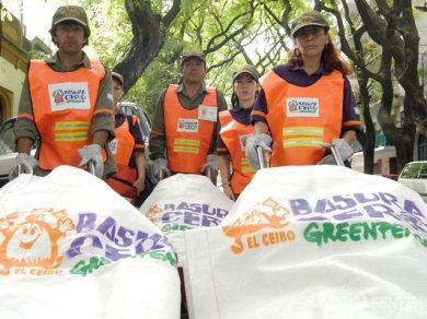 Recicladores urbanos movilizados por mejores condiciones laborales