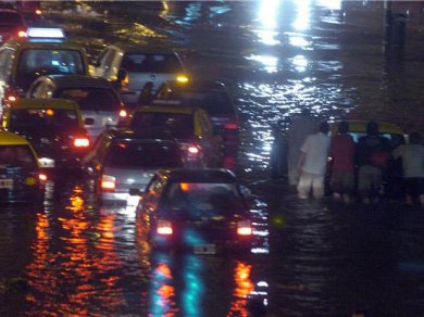 Realizaron una inspección ocular en el DOT por la inundación del 2013