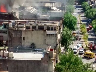 Nuevo incendio en un conventillo de La Boca