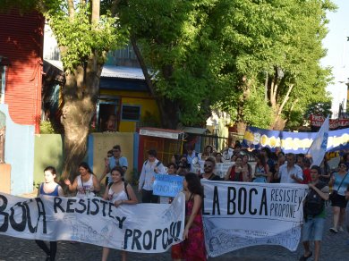 La Boca en la calle 