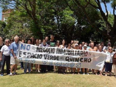 Catalinas Sur: Recalde se sumó a la defensa del espacio verde