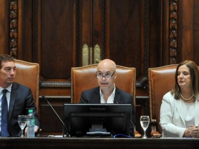 Larreta inauguró el año legislativo