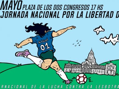 Actividades en todo el país para reclamar por la libertad de Higui