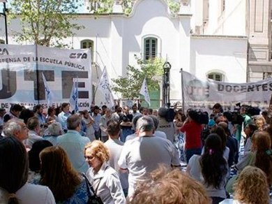 Movilización de docentes porteños