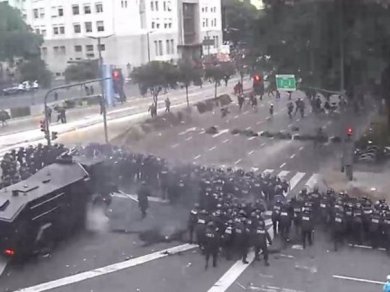 Larreta justificó la brutal represión a manifestantes en la 9 de julio