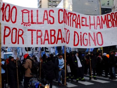 Reclamos por el incumplimiento de la emergencia alimentaria