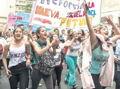 El colectivo NiUnaMenos se suma al reclamo de los secundarios porteños