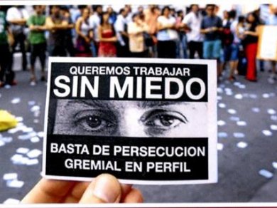 Un juicio contra el derecho a huelga