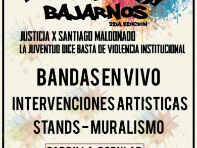Festival contra la violencia institucional en La Boca