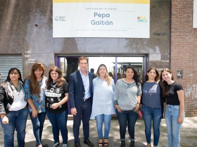 Se inauguró un Centro Integral de la Mujer en Parque Patricios