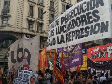 Marcha por la libertad de los manifestantes presos