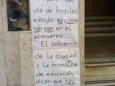 Ajuste encubierto en los comedores escolares