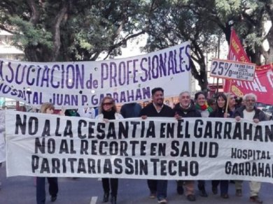 El ajuste llegó al Garrahan 