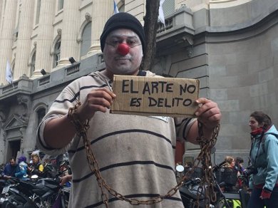 Triunfo de los  artistas callejeros