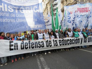 Universidades en lucha contra el desfinanciamiento de la Educación pública