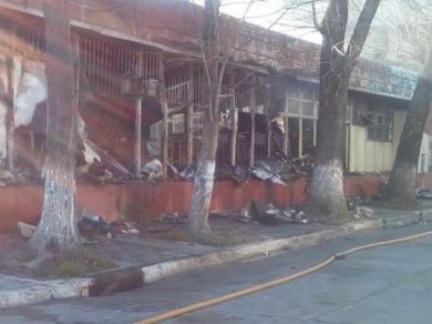 Se incendió un Cesac en Lugano
