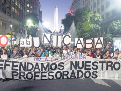 Semana de movilizaciones contra la UniCaba