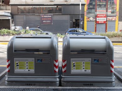 Contenedores “anti pobres”